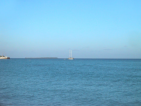 Boot auf dem Meer Foto 