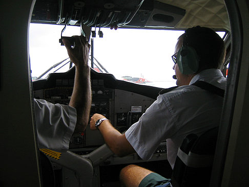 Fotos Cockpit des Wasserflugzeugs