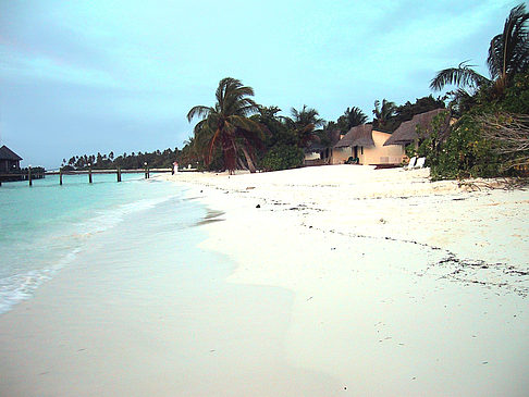 Fotos Der weiße Sandstrand der Malediven | 