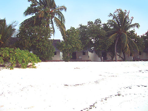 Fotos Der weiße Sandstrand der Malediven