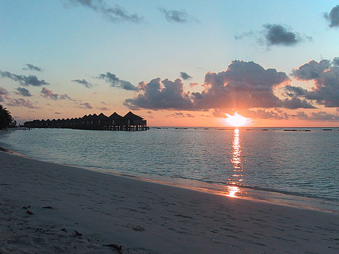 Foto Sonnenuntergang auf den Malediven - 