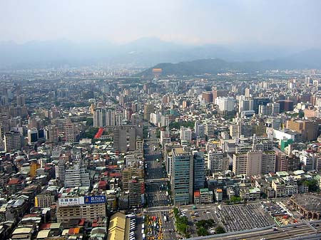 Blick vom Taipeh Tower Fotos