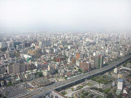 Blick vom Taipeh Tower Foto 