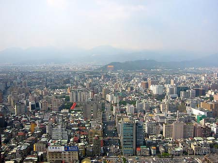 Blick vom Taipeh Tower