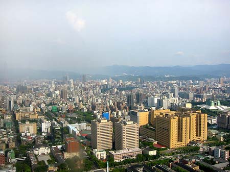 Blick vom Taipeh Tower Foto 