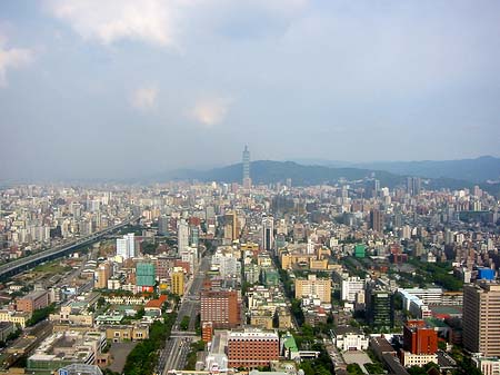 Blick vom Taipeh Tower Fotos