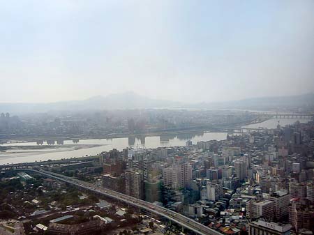 Blick vom Taipeh Tower Foto 