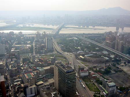 Blick vom Taipeh Tower