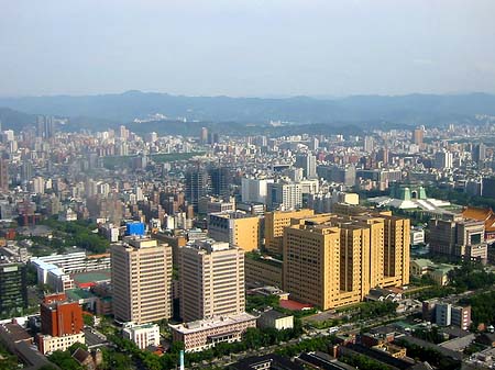 Blick vom Taipeh Tower Foto 