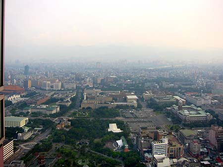 Blick vom Taipeh Tower Fotos