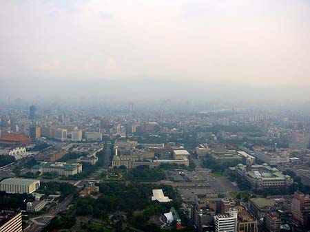 Blick vom Taipeh Tower Foto 